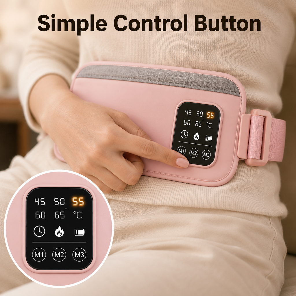 Coussin Chauffant Électrique Rechargeable – Idéal pendant les règles